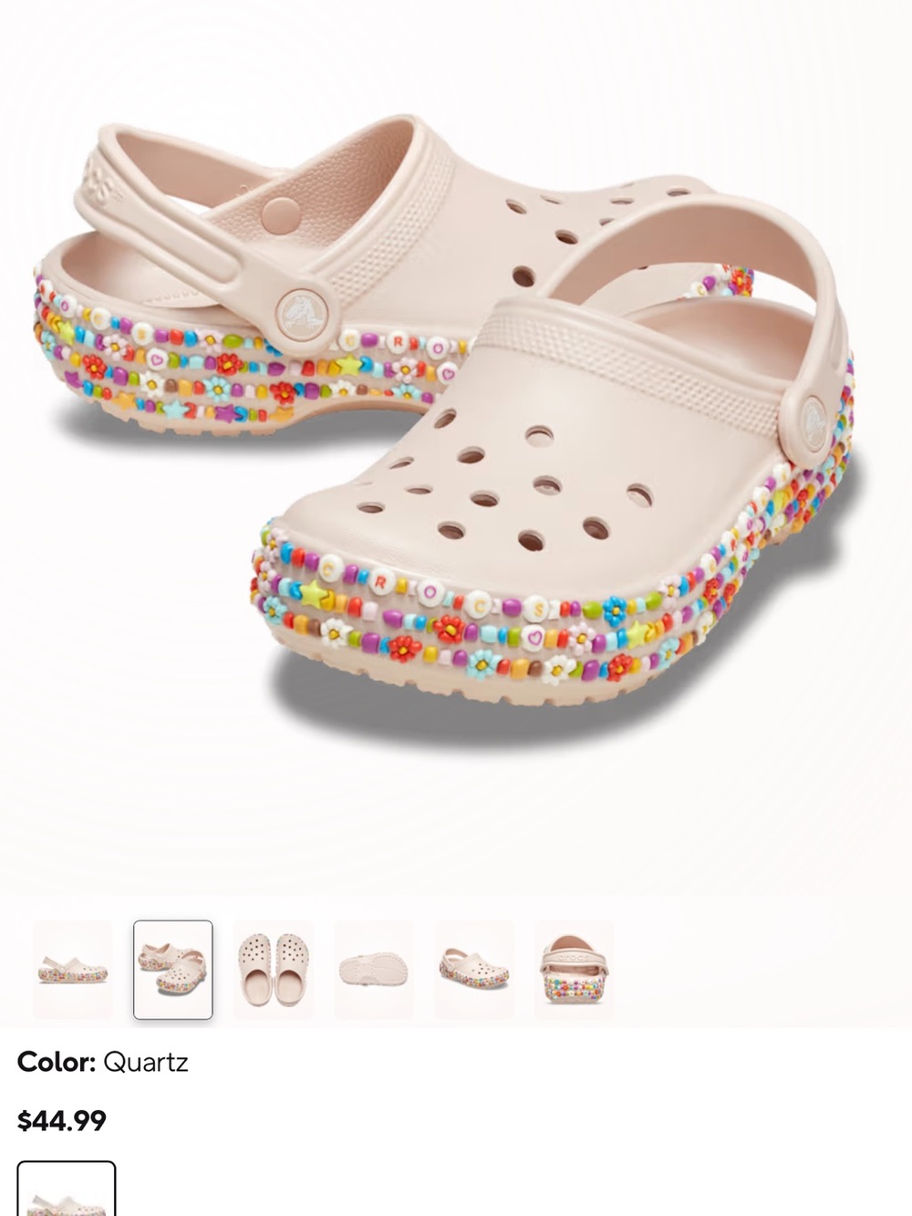 Kids' Beaded band clog